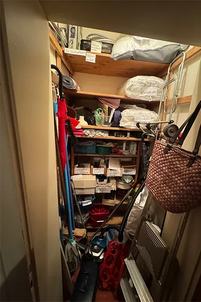 Zimmer nach der Entrümpelung